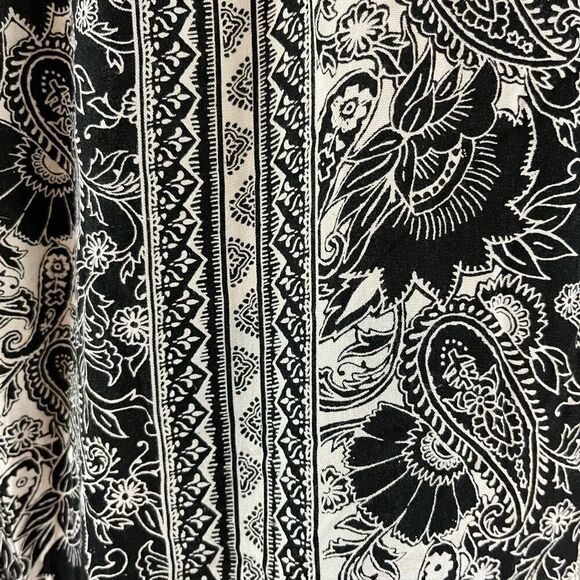 Billabong Pants Paisley Bohemian Beachy Wide Leg Pull On Hippie Festival Medium - Picture 4 of 7